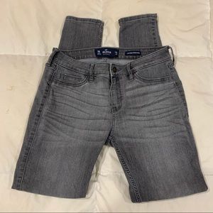Hollister Co. Low Rise Super Skinny Jeans Gray